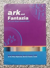 Ark & Fantazia - Leeds '95 - Rave Flyer