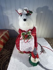 Handmade Mice Christmas Decorations Felt And Sock