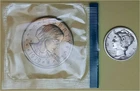 Lot of 2 Coins – 1 Mint Susan B Anthony Dollar (1979P) & 1 Mercury Dime (1943P)