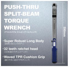 Proper Works Torque Wrench 1/2" 40-200 Nm Preset Type Industrial torque wrench