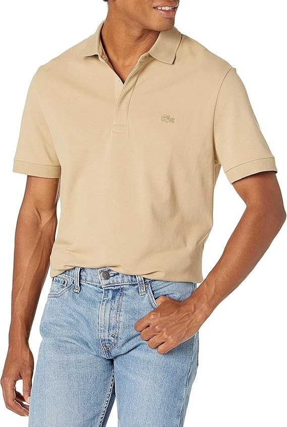 Lacoste - Mens Stretch Cotton Paris Polo Tan XL 12990₽