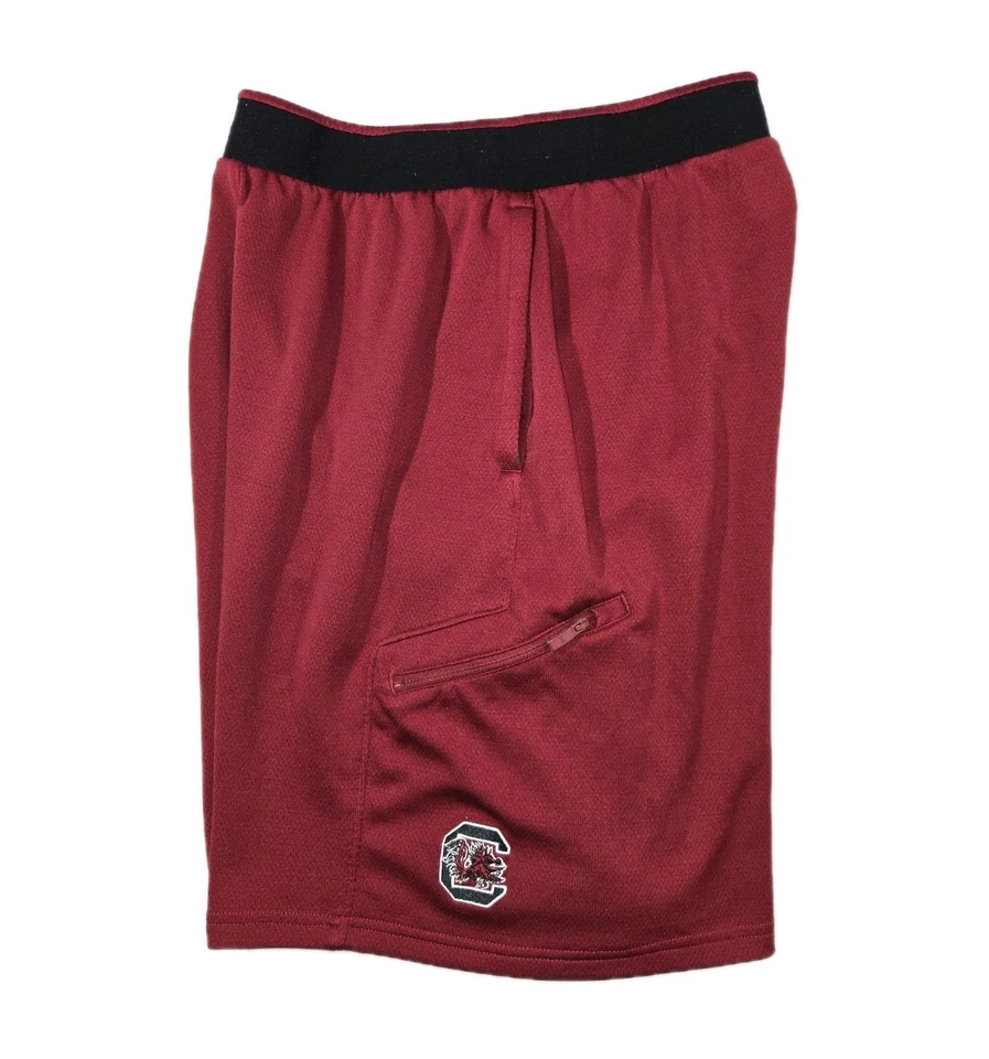 Pantalones Cortos de Carga Atléticos Under Armour South Carolina Gamecocks Rojo Para Hombre Medianos 27x9 Foto 2 de 4