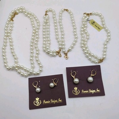 Premier Designs Jewelry Lot Of Duchess Necklace Bracelets and