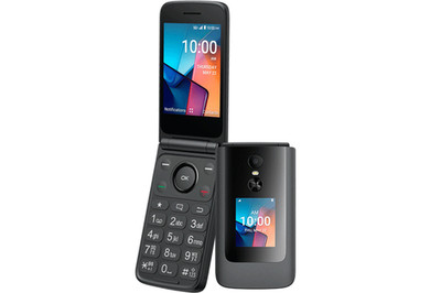 T-Mobile TCL T440W TCL FLIP 4 5G Gray Flip Phone A Condition
