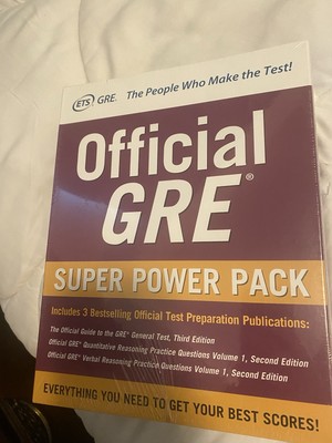 Official GRE Super Power Pack, 3rd  Edition Test!! 3 Books NEW