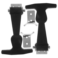  2 Pcs Engine Compartment Latch T-handle Hasp Multipurpose Latches
