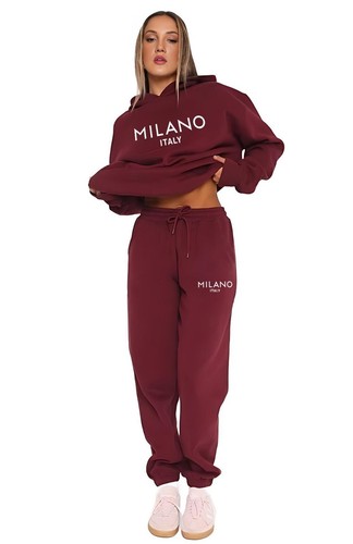 Women Kids Fun Fancy Prints Hoodie & Joggers Tracksuit 2 Pcs Outfit - Picture 6 of 29