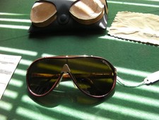 Vintage Vitaloni Derapage 1980s Burgundy Brown Tortoise Sunglasses Mad Max 80s