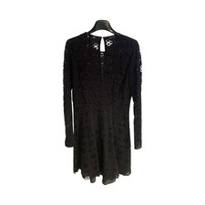 Abito Donna Zara Basic Pizzo Nero