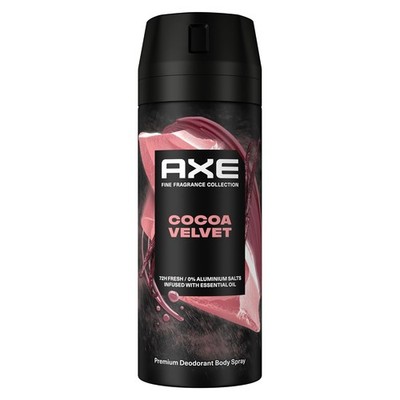 Axe Bodyspray Deo Cocoa Velvet 72h Deodorant Spray Aluminiumfrei Duft 150ml