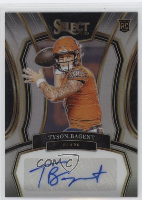 Tyson Bagent 2023 Panini Select Rookie Signatures Silver