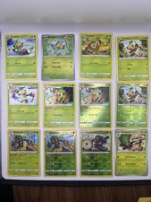 Pokemon TCG | Grookey, Thwackey & Rillaboom | Reverse Holos | Pokémon Cards x12