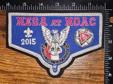 NESA at NOAC 2015 Order of the Arrow Eagle Scout BULLION Patch BSA OA WWW