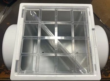 3 IN 1 Dryer Duct Lint Trap Indoor Vent Kit White