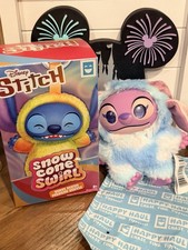 HAPPY HAUL Disney Stitch Snow Cone Swirl ANGEL 5 Keychain Plush w/Vinyl Face
