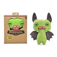 Zuru Fuggler Limited Edition Green Winged Bat Funny Ugly Monster 9” Plush INHAND