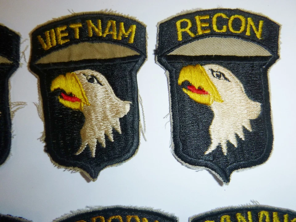 Raro Lote x 8 Parche Original - 101ª División Aerotransportada - MACV - Guerra de Vietnam, D.51 Foto 4 de 4
