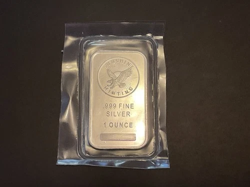 Sunshine Mint 1 oz .999 Silver Bar Sealed