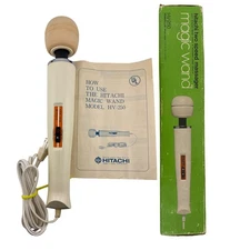 Vintage Hitachi Magic Wand Electric Massager HV-250 Made In Japan Tested Works