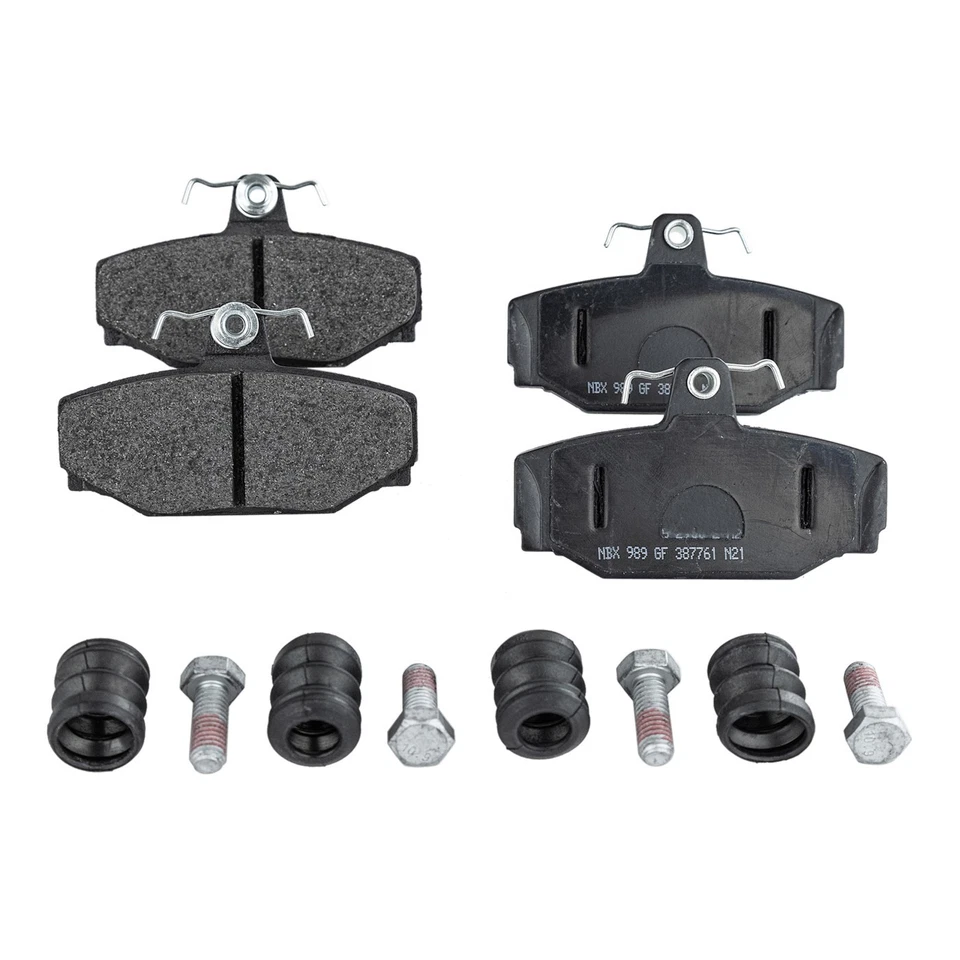 Front and Rear Semi-Metallic Brake Pad Set For 1992-1997 Volvo 960 Sedan IRS - Image 2 of 4