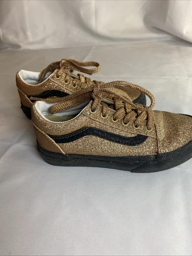 Sneakers Vans Off The Wall GS oro glitter taglia 2.0