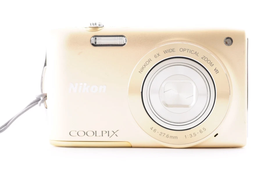 Nikon Coolpix S3300 Gold Excellent+5 Compact Digital Camera Y2202 - Image 2 of 4