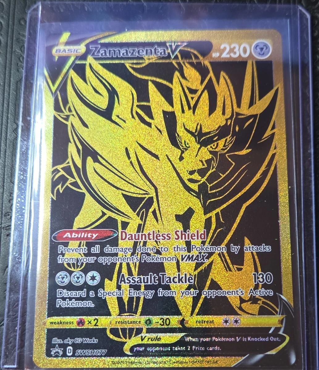 Zamazenta V SWSH077 SWSH: Sword & Shield Promo Cards for sale | eBay