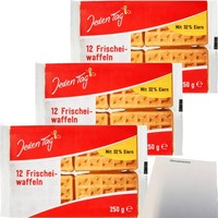 Jeden Tag Frischei Waffeln 3Er Pack 3X250G Packung Usy Block