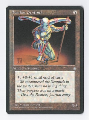 Adarkar Sentinel Uncommon Ice Age Vintage Magic the Gathering MTG Card LP/NM