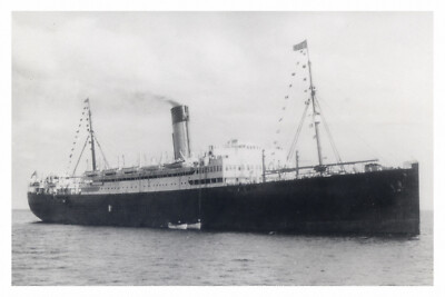 rp09257 - White Star Liner - Calgaric, gebaut 1918 - Druck 6x4