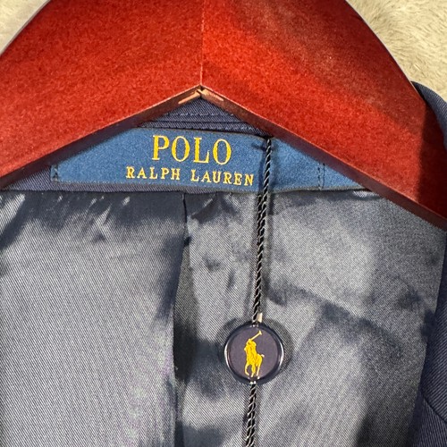 Ralph Lauren Blazer Mens 42S Blue Jacket Performance Modern Fit Twill Wool Blend - Picture 7 of 19