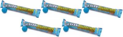 5x Zed Candy Blue Razz Jawbreaker 6 Balls Packs Novelty Bubblegum Sweets
