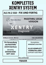 XENTRY PASSTHRU SYSTEM- SSD - KOMPLETTES SYSTEM - VORINSTALLIERT XENTRY PASSTHRU SYSTEM- SSD - KOMPLETTES SYSTEM - VORINSTALLIERT