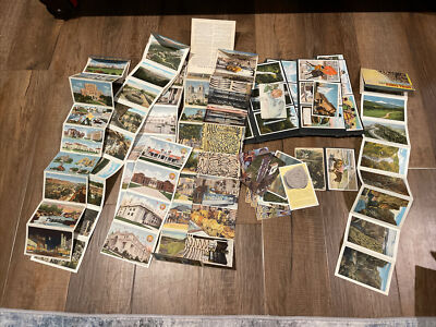 Mixed Lot of 100 Vintage Postcards 1900's to Now Posted & Unposted