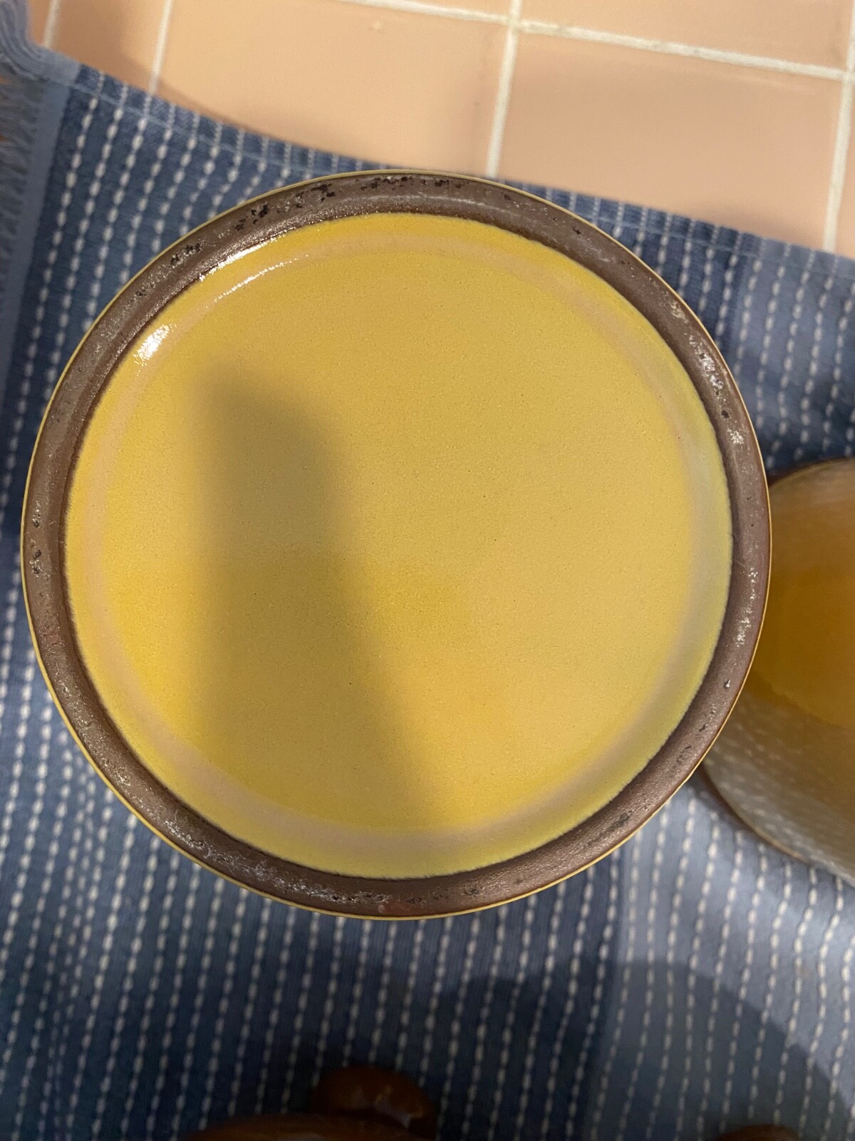 Canister Set Of4 Italy Terracotta Rich Earth Tones Well Made. 4.5” never used.