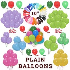 20 x Latex SCHLICHTE BALLON BALLONS Helium BA...