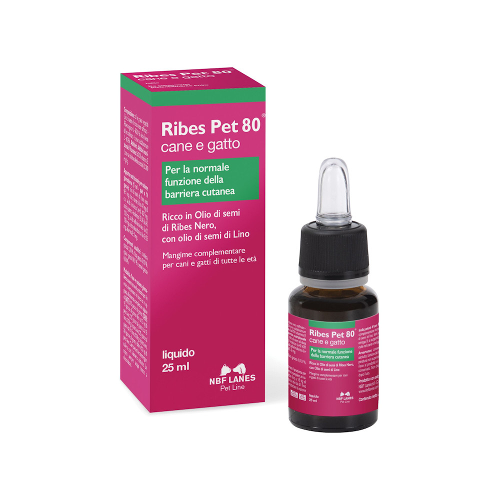 Ribes Pet 80 Gocce 25 ml: Stop al Prurito di Cane e Gatto Naturale