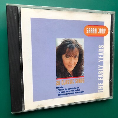 Sarah Jory EARLY YEARS (20 CLASSIC SONGS) Country CD Why Me Lord Let Me Be There