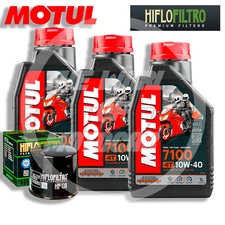 KIT/TAGLIANDO SUZUKI DL-V-STROM 650 2007 2008 MOTUL 7100 10W40 FILTRO HF138