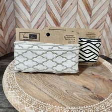 NWT Vatican Homes Woven Set of 2 Geometric Decorative Upholstery Trim 