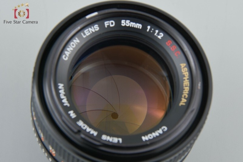 FD55mm F1.2 S.S.C. アスフェリカル Canon FD 55mm f1.2 SSC Aspherical ASPH SLR Lens Made In