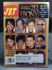 EBONY 50th Biggest Stars Racial Black Americana JET Magazine Dec 2, 1996