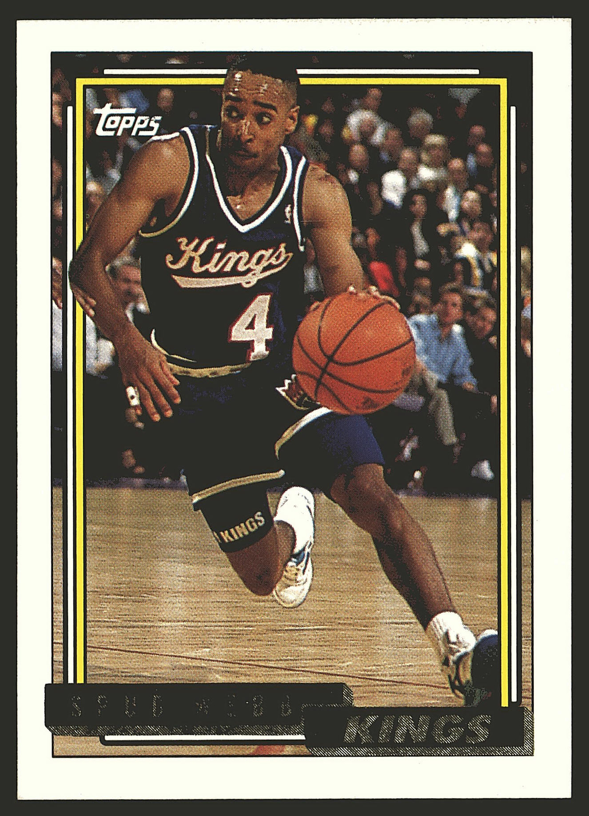 1992-93 Topps #63 Spud Webb Gold