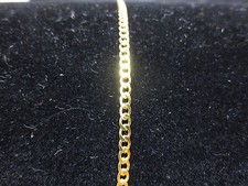 3/5/7mm GOLD PLATED STAINLESS STEEL CURB CUBAN CHAIN NECKLACE 18"-60"-GOLD - Image 2