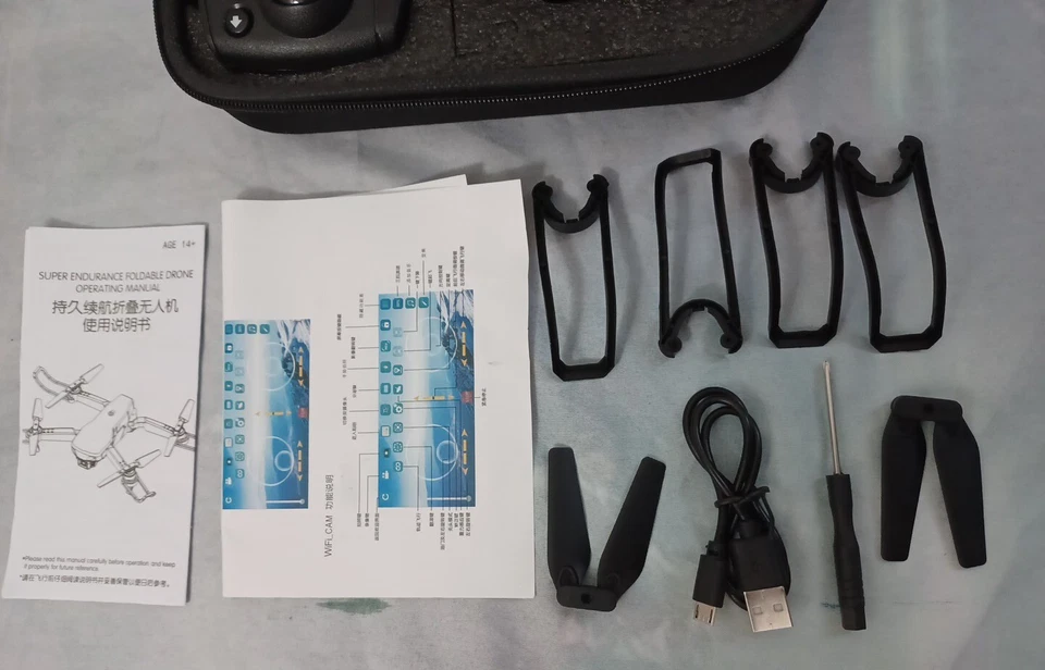 RC Drone HD Pro Wide Angle Camera WIFI FPV Foldable Drone Dual Camera Quadcopter - Image 4 of 4