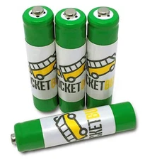 4-Pack Triple A AAA 550mAh Batteries for HHR-55AAABU Panasonic Cordless Phone