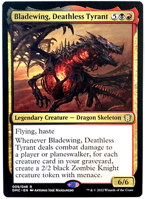 MTG Bladewing, Deathless Tyrant Commander: Dominaria United 009/048 Pack Fresh