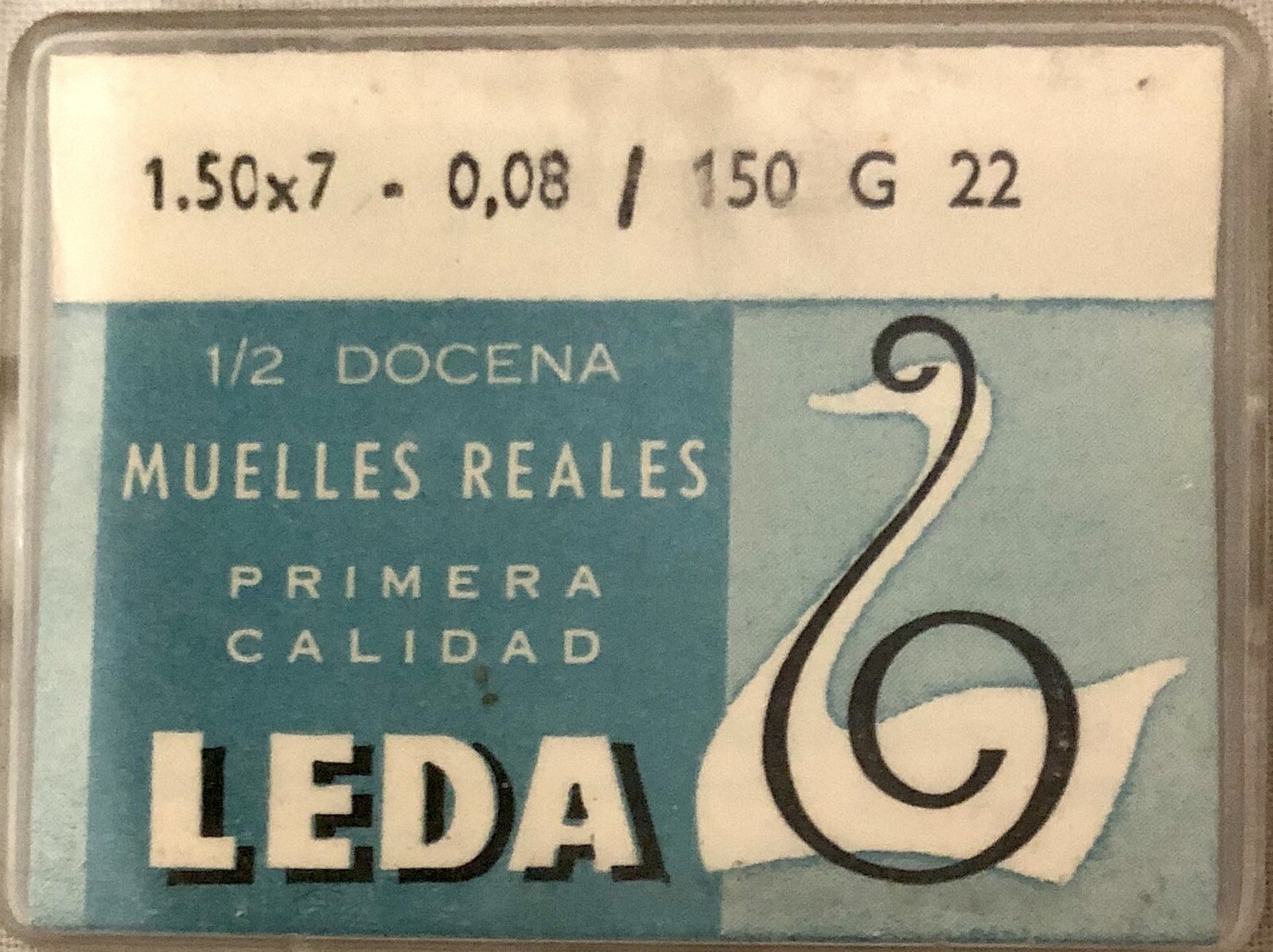 1X Mainspring X 4650 1.5x7mm 0.08mm Watch Spring 150g 22