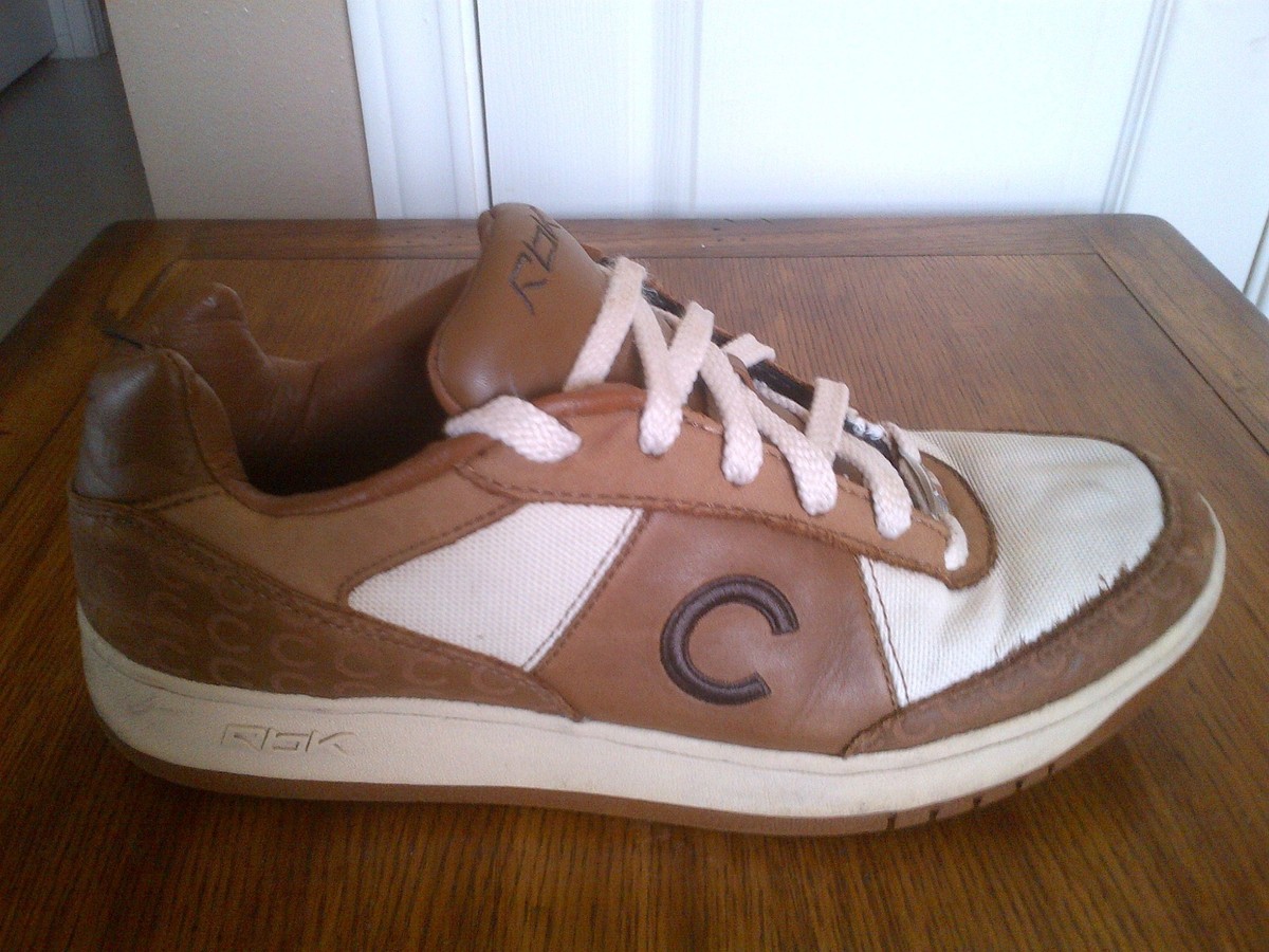 REEBOK MLB CHICAGO CUBS TAN BROWN/WHITE LEATHER SHOES SIZE 11 | eBay