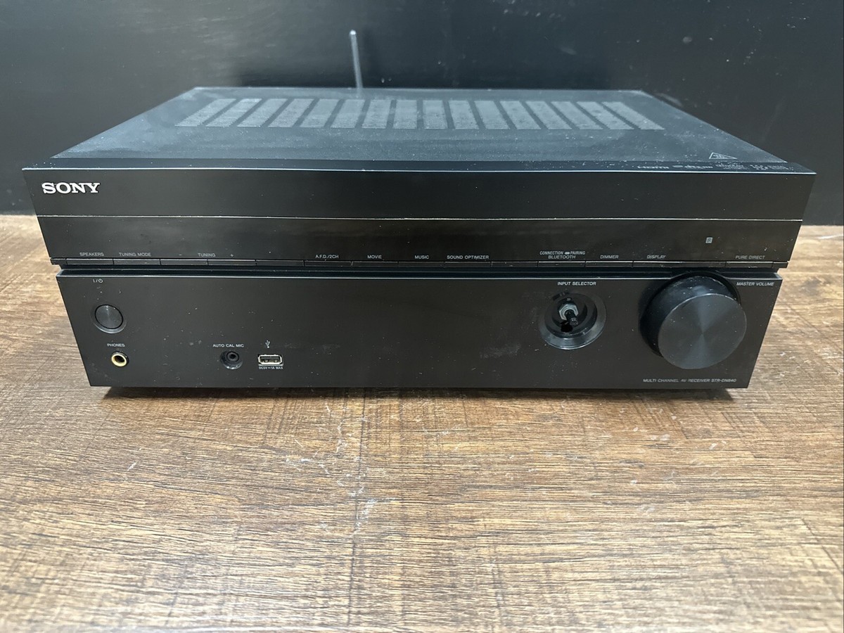 Sony STR-DN840 4K 7.2 Channel 1000 Watt Receiver Black | eBay